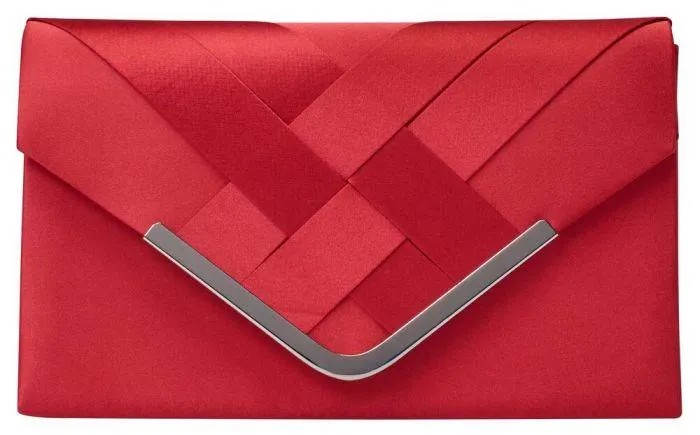 Create juhlalaukku EL2341 raspberry red