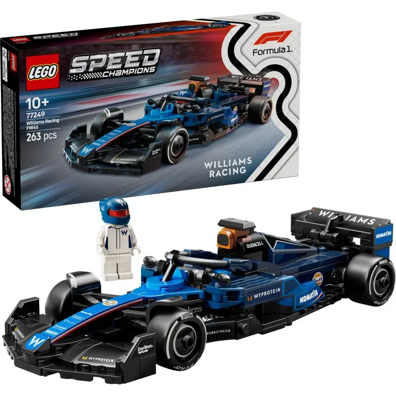 LEGO Speed Champions 77249 Williams Racing FW46 F1® kilpa-auto