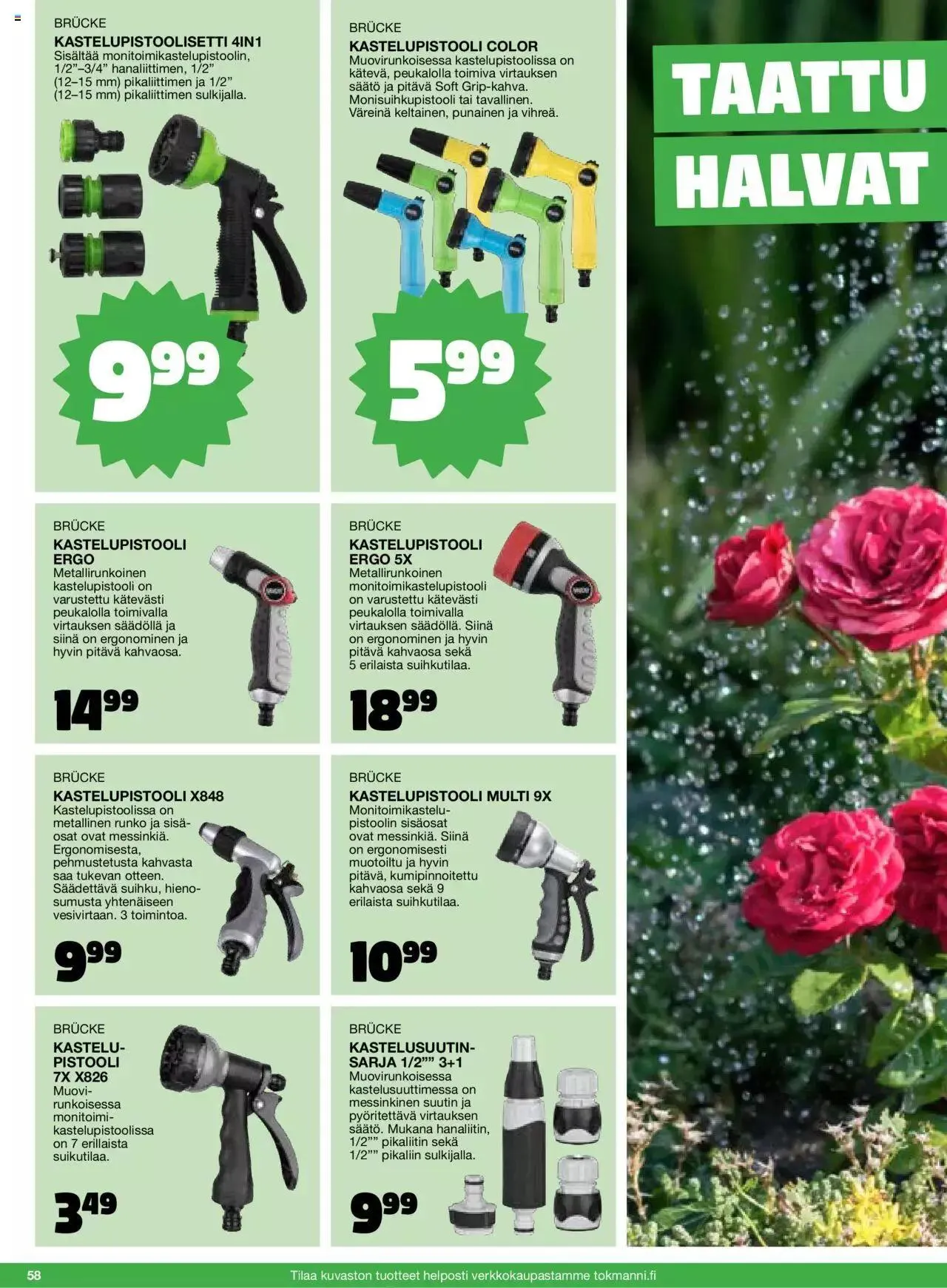 Tokmanni - Kesä 2024 voimassa alkaen 1. huhtikuuta - 31. joulukuuta 2024 - Tarjouslehti sivu 58
