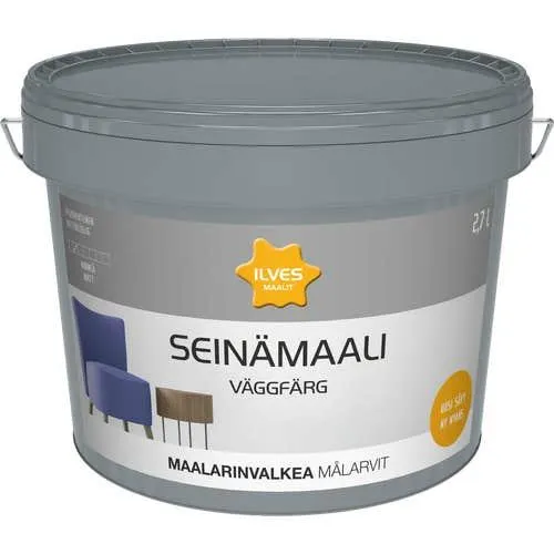 Ilves seinämaali maalarinvalkoinen 2,7L