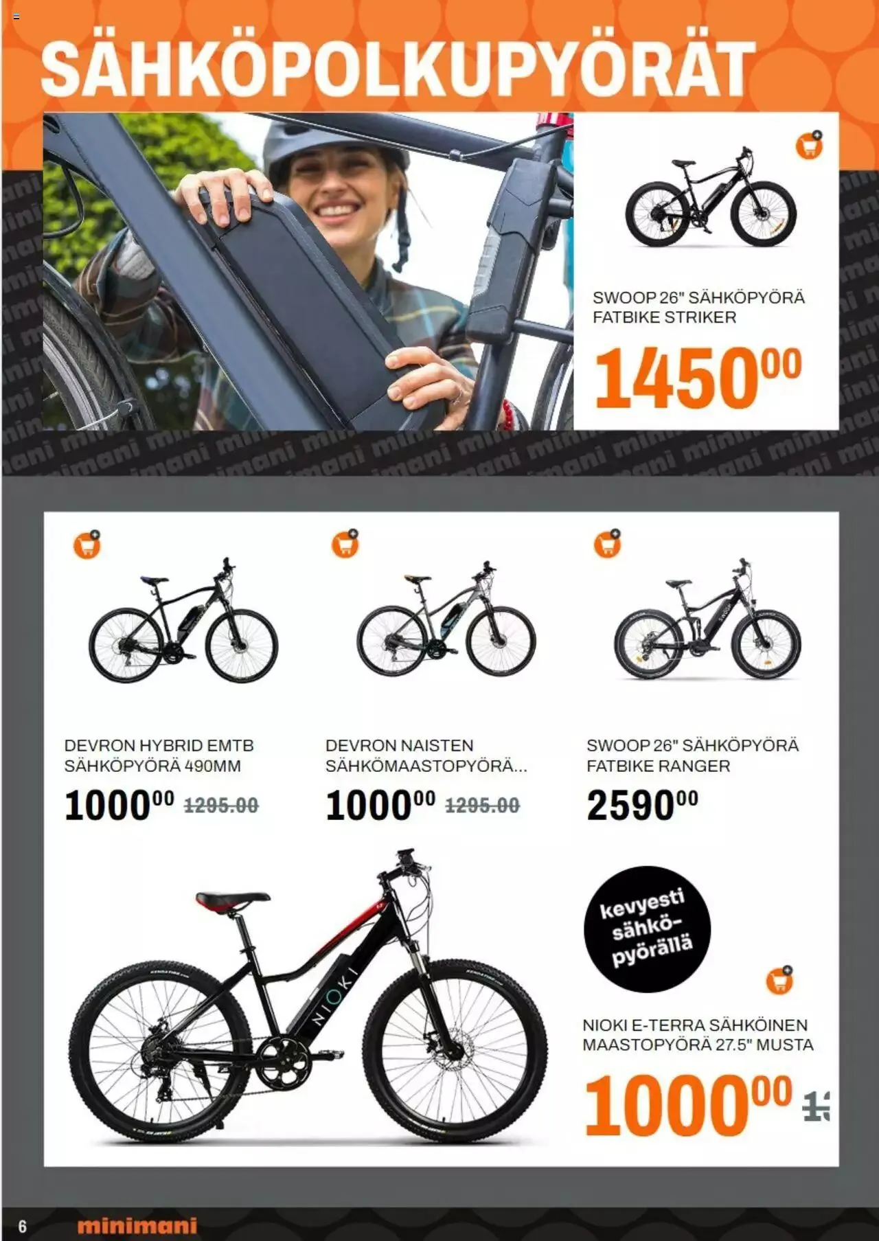 Minimani - Pyöräilykuvasto voimassa alkaen 28. elokuuta - 31. joulukuuta 2023 - Tarjouslehti sivu 6