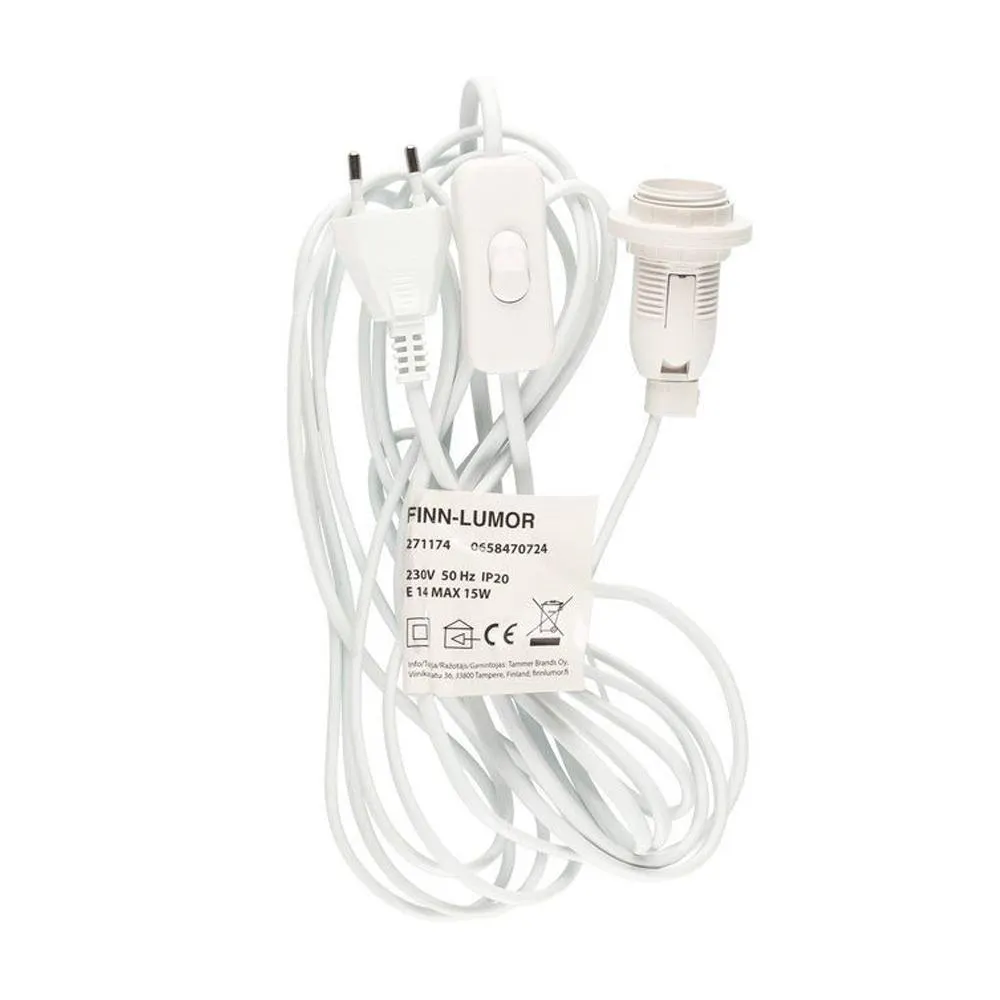 Johtosarja 5m/E14 katkaisijalla