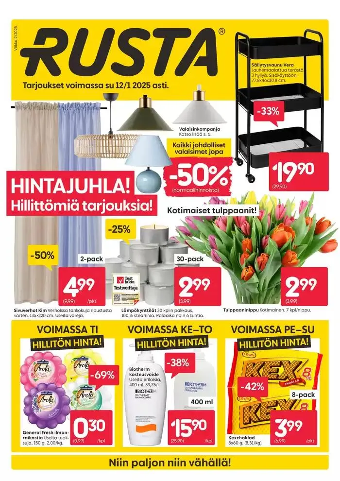 Rusta tarjoukset - 1