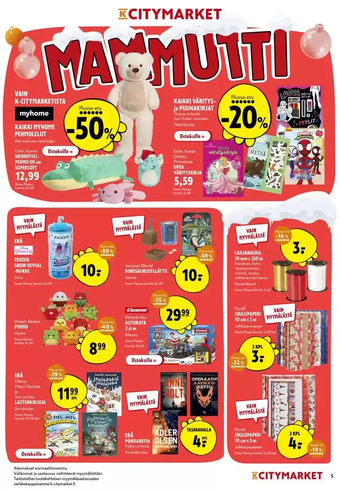 K-citymarket tarjoukset voimassa alkaen 12. joulukuuta - 26. joulukuuta 2024 - Tarjouslehti sivu 13