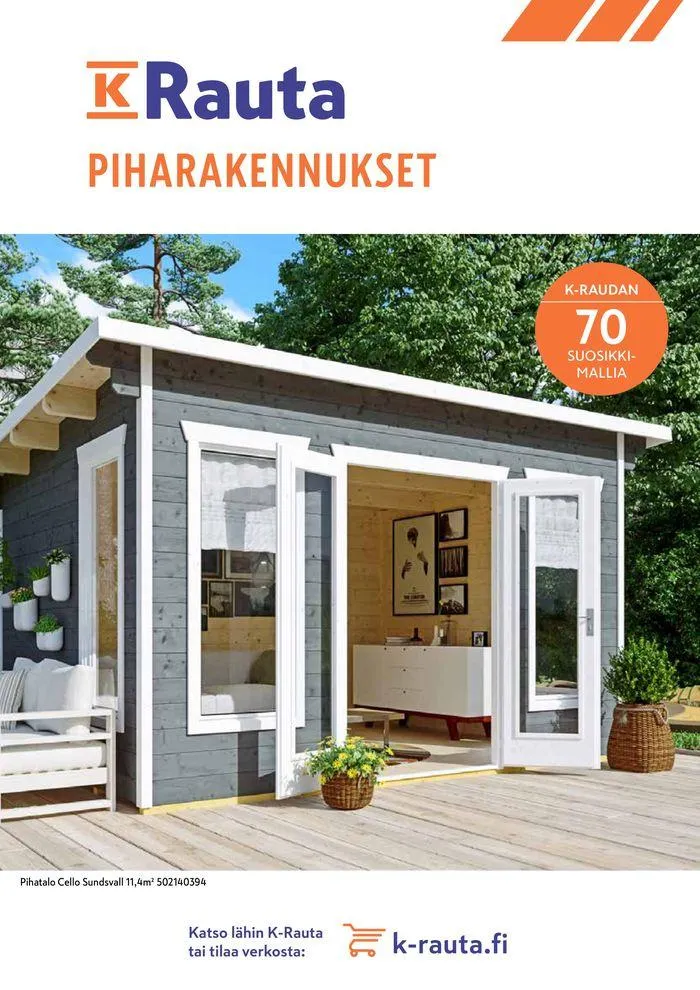 Piharakennusesite 2024 voimassa alkaen 11. huhtikuuta - 31. joulukuuta 2024 - Tarjouslehti sivu 1