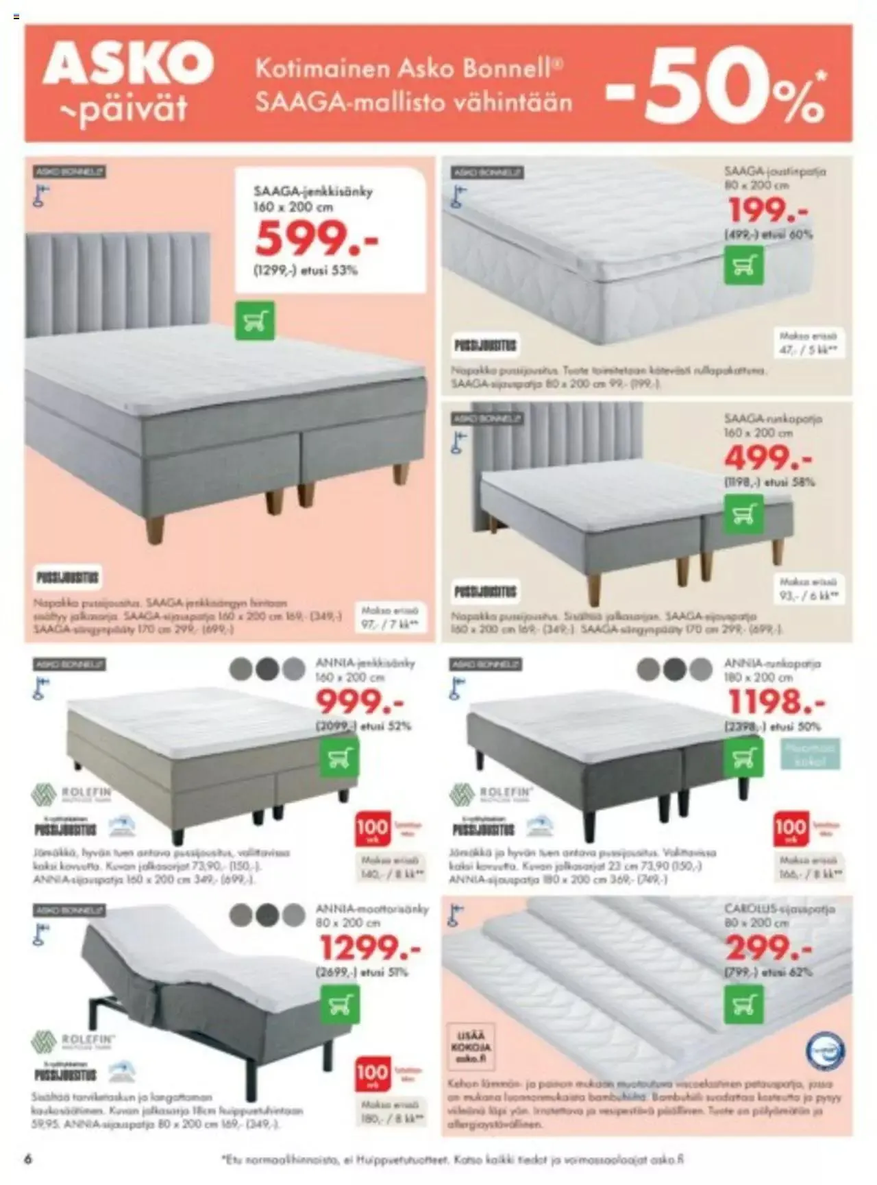 Asko tarjoukset voimassa alkaen 15. maaliskuuta - 19. maaliskuuta 2024 - Tarjouslehti sivu 6