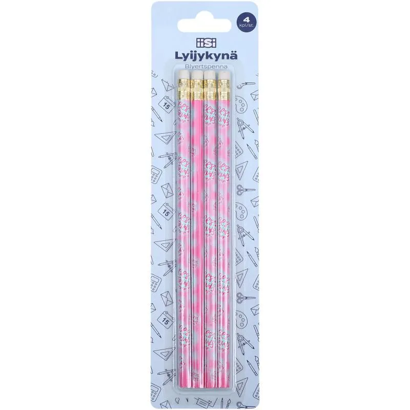 Lyijykynä Iisi 4 kpl