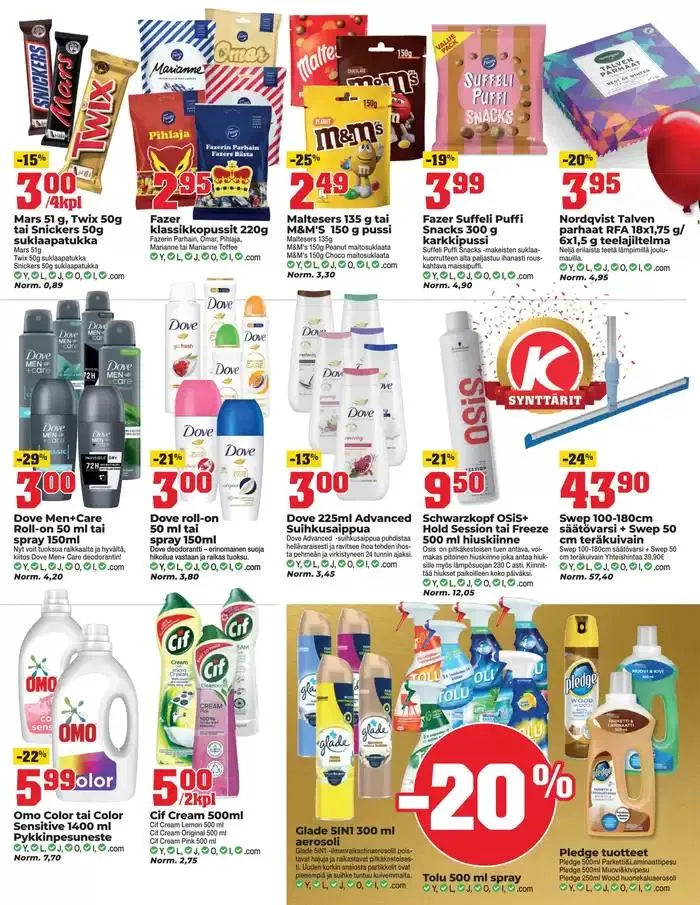 Huippudiilit ja alennukset voimassa alkaen 30. lokakuuta - 13. marraskuuta 2024 - Tarjouslehti sivu 9