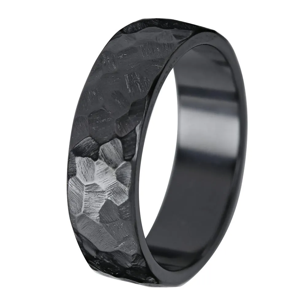 Duetto Black Rock zirkonium kihlasormus 7mm