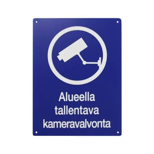 Tamforce kameravalvonta-opaste 20x15cm