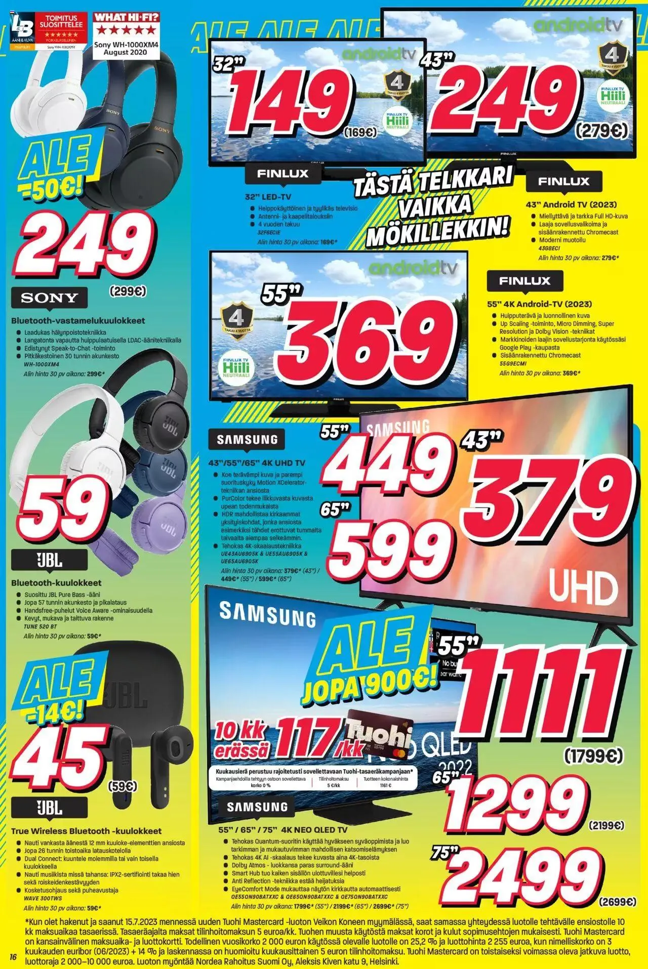 Veikon Kone tarjoukset voimassa alkaen 10. heinäkuuta - 31. joulukuuta 2023 - Tarjouslehti sivu 16