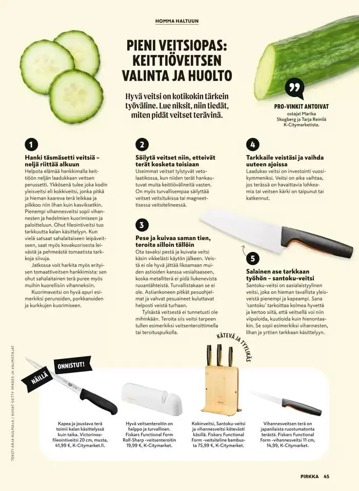 Pirkka 1/2025 voimassa alkaen 5. helmikuuta - 19. helmikuuta 2025 - Tarjouslehti sivu 45