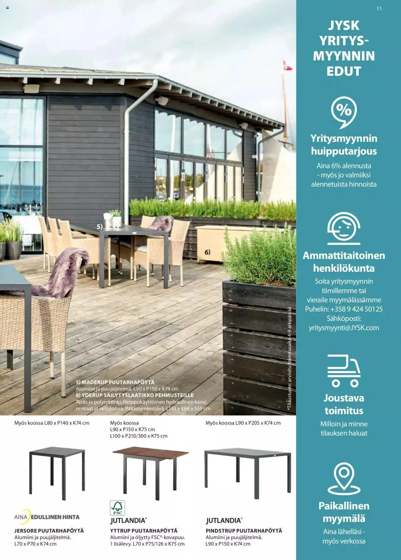 JYSK Business to Business katalogi voimassa alkaen 4. maaliskuuta - 31. joulukuuta 2024 - Tarjouslehti sivu 11