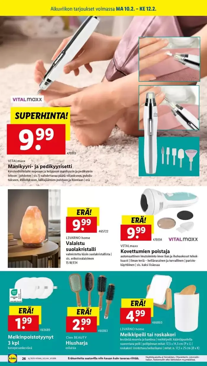 Lidl tarjoukset voimassa alkaen 3. helmikuuta - 12. helmikuuta 2025 - Tarjouslehti sivu 28
