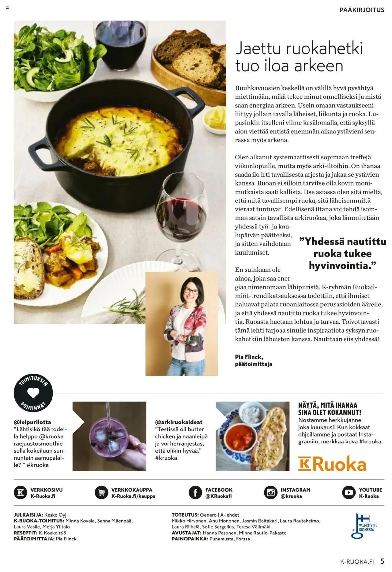 K-Market - K-Ruoka voimassa alkaen 25. syyskuuta - 26. marraskuuta 2024 - Tarjouslehti sivu 5