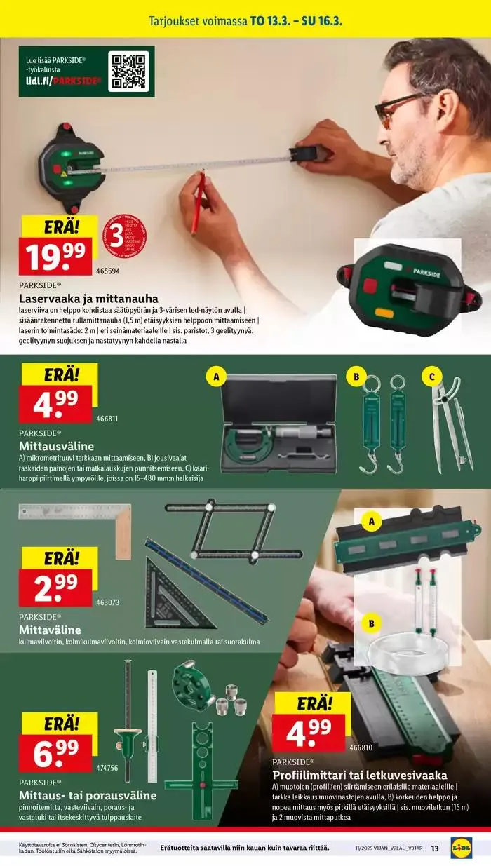 Lidl tarjoukset voimassa alkaen 10. maaliskuuta - 19. maaliskuuta 2025 - Tarjouslehti sivu 17