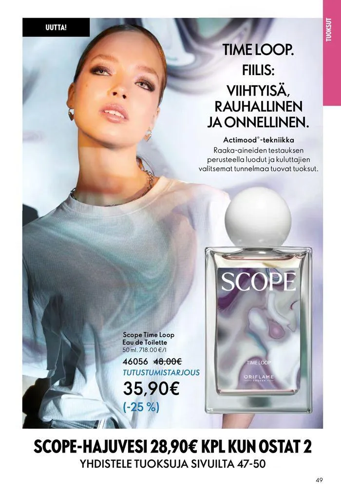Oriflame tarjoukset voimassa alkaen 22. elokuuta - 5. syyskuuta 2024 - Tarjouslehti sivu 49