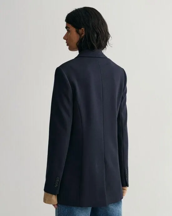 Regular fit ‑mitoitettu jerseybleiseri