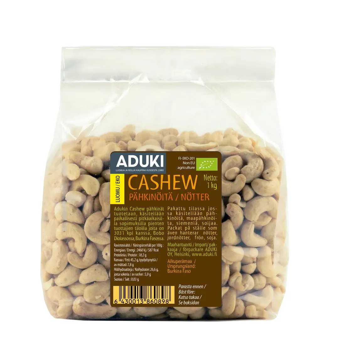Cashew-pähkinät, 1 kg