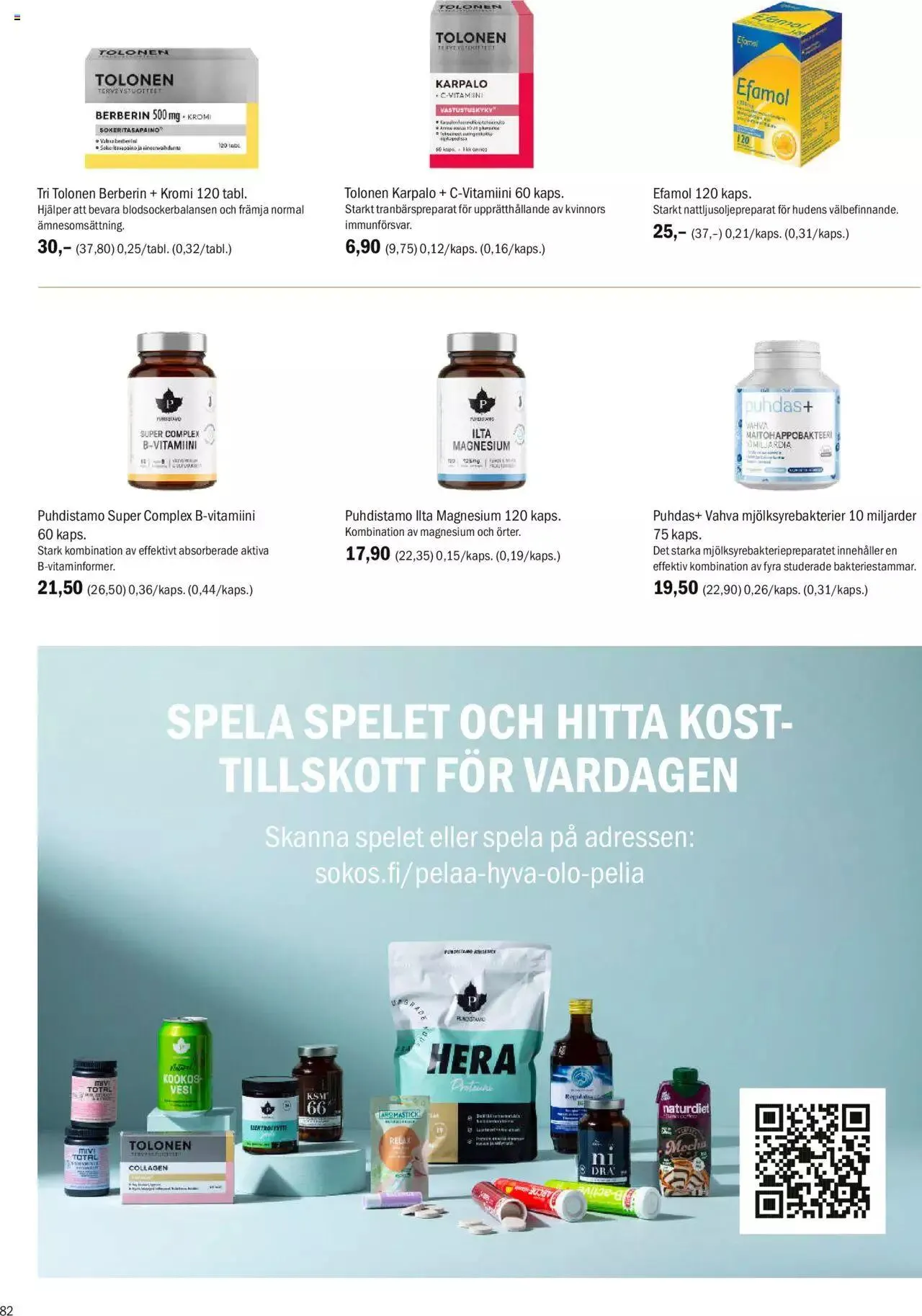 Sokos - Sokos kuvasto ruotsi syyskuu 2023 voimassa alkaen 4. syyskuuta - 8. lokakuuta 2023 - Tarjouslehti sivu 82