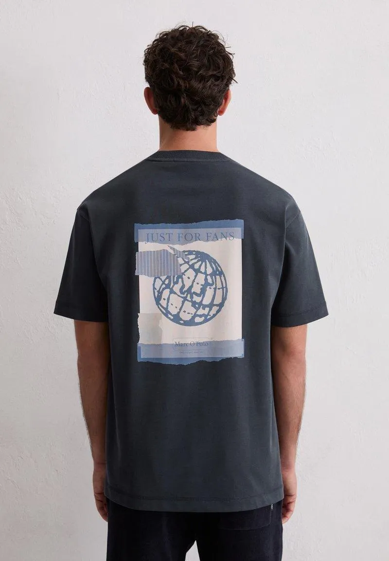 SHORT SLEEVE - Printtipaita - dark navy