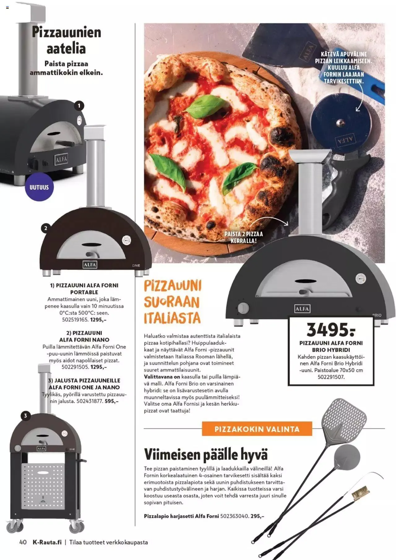 K-Rauta - Liekeissä-kuvasto 2023 voimassa alkaen 27. maaliskuuta - 31. heinäkuuta 2023 - Tarjouslehti sivu 40