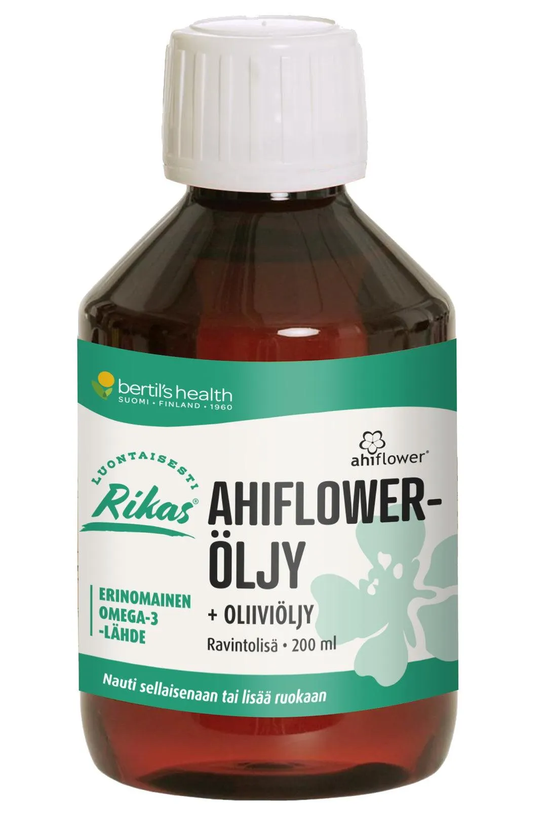 Ahiflower-oliiviöljy, 200 ml