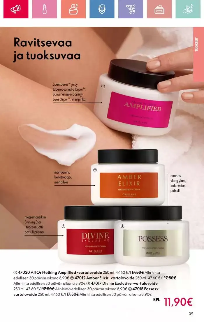 Oriflame tarjoukset voimassa alkaen 9. maaliskuuta - 29. maaliskuuta 2025 - Tarjouslehti sivu 39