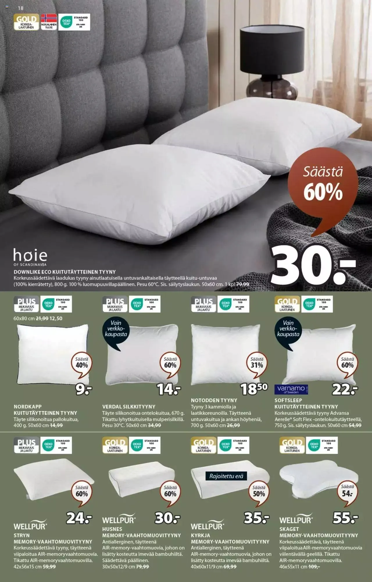 JYSK - Viikon tarjoukset voimassa alkaen 28. elokuuta - 31. joulukuuta 2023 - Tarjouslehti sivu 19