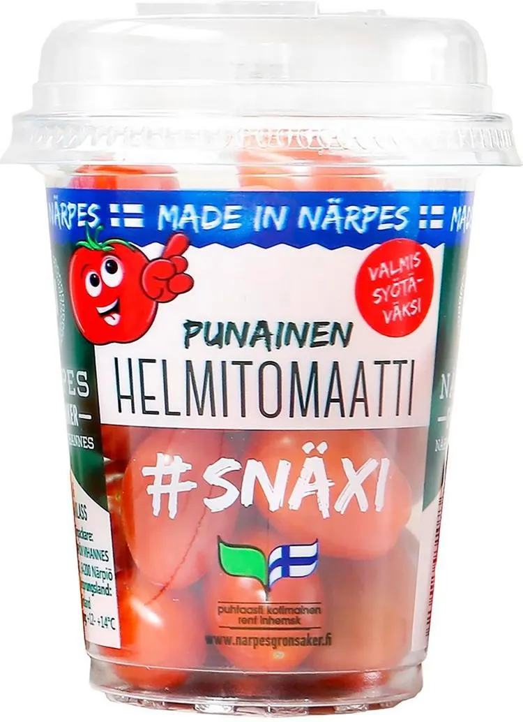 Närpiön Vihannes punainen helmitomaatti 200 g