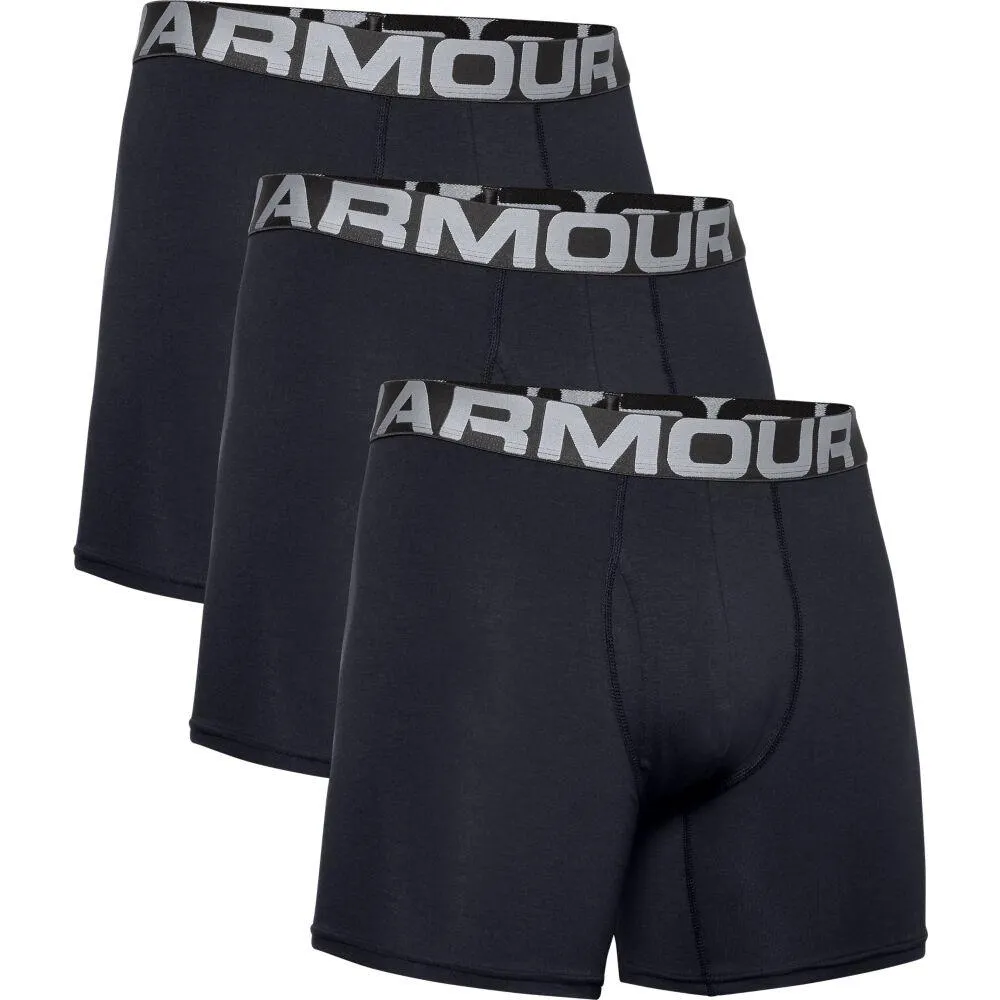 Under Armour Charged Cotton 6in 3 Pack Bokser - miesten bokserit