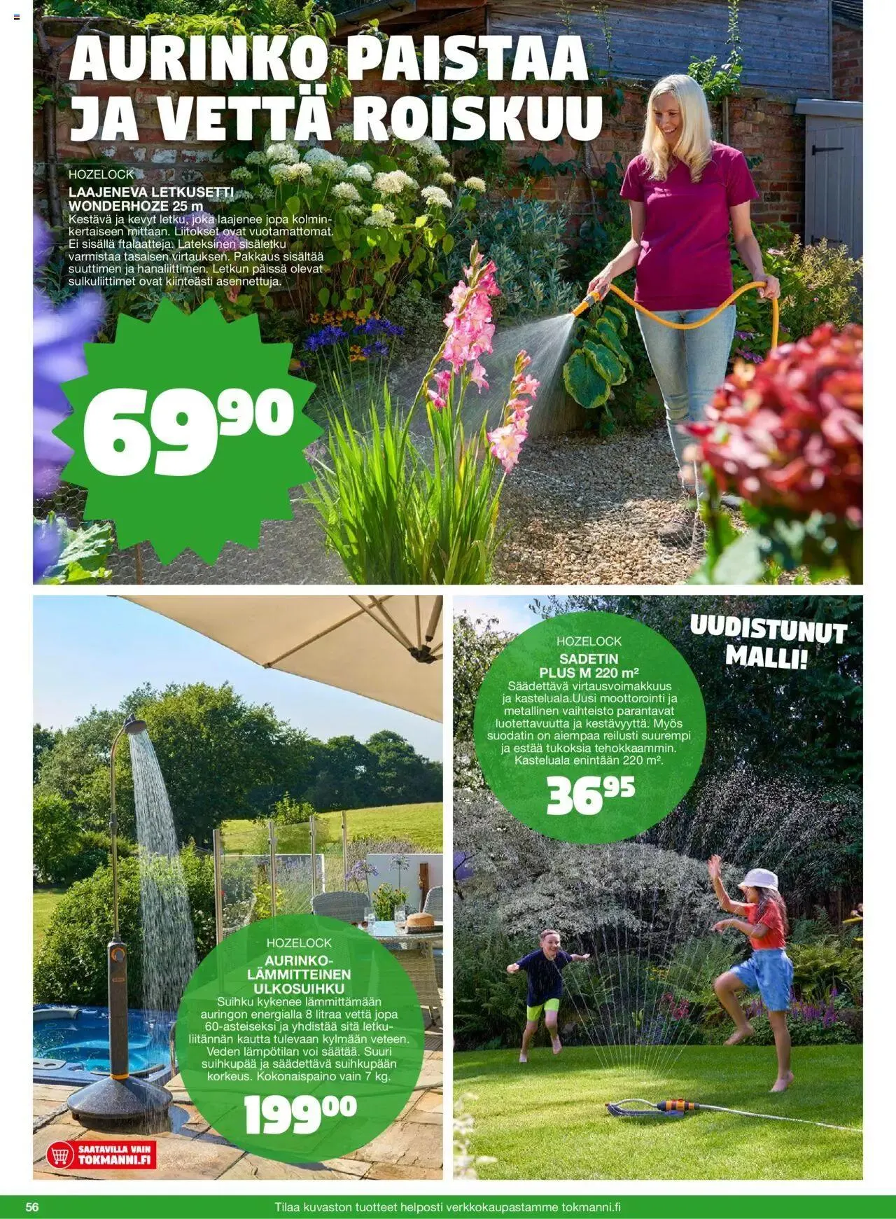 Tokmanni - Kesä 2023 voimassa alkaen 17. huhtikuuta - 31. joulukuuta 2023 - Tarjouslehti sivu 56