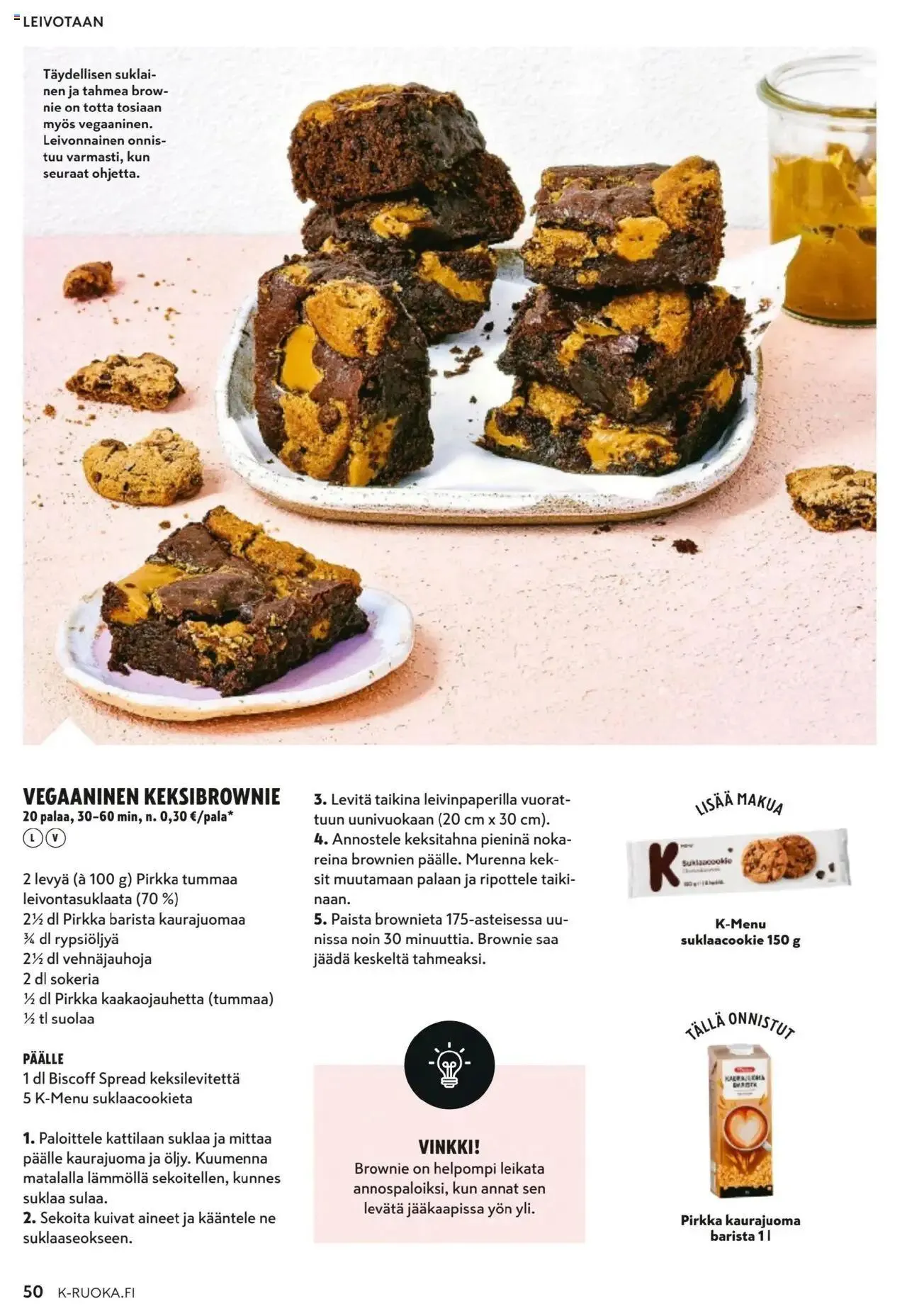 K-Market - K-Ruoka voimassa alkaen 25. syyskuuta - 26. marraskuuta 2024 - Tarjouslehti sivu 50
