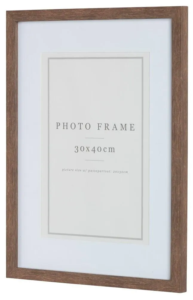 30x40 cm Dark wood