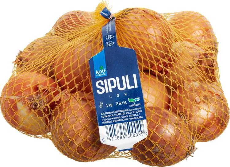 Kotimaista 1kg suomalainen sipuli