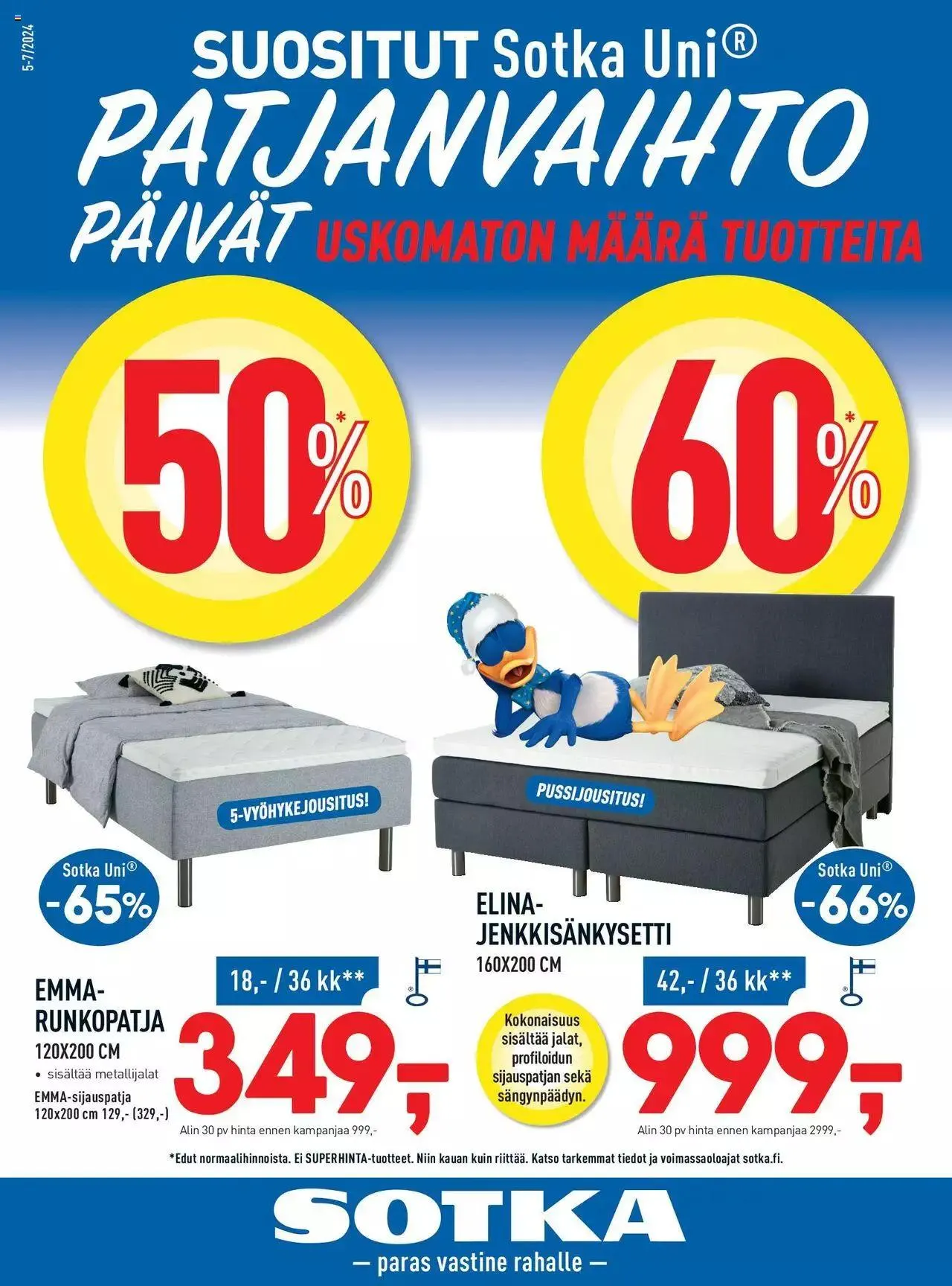 Sotka tarjoukset voimassa alkaen 5. kesäkuuta - 31. joulukuuta 2024 - Tarjouslehti sivu 1