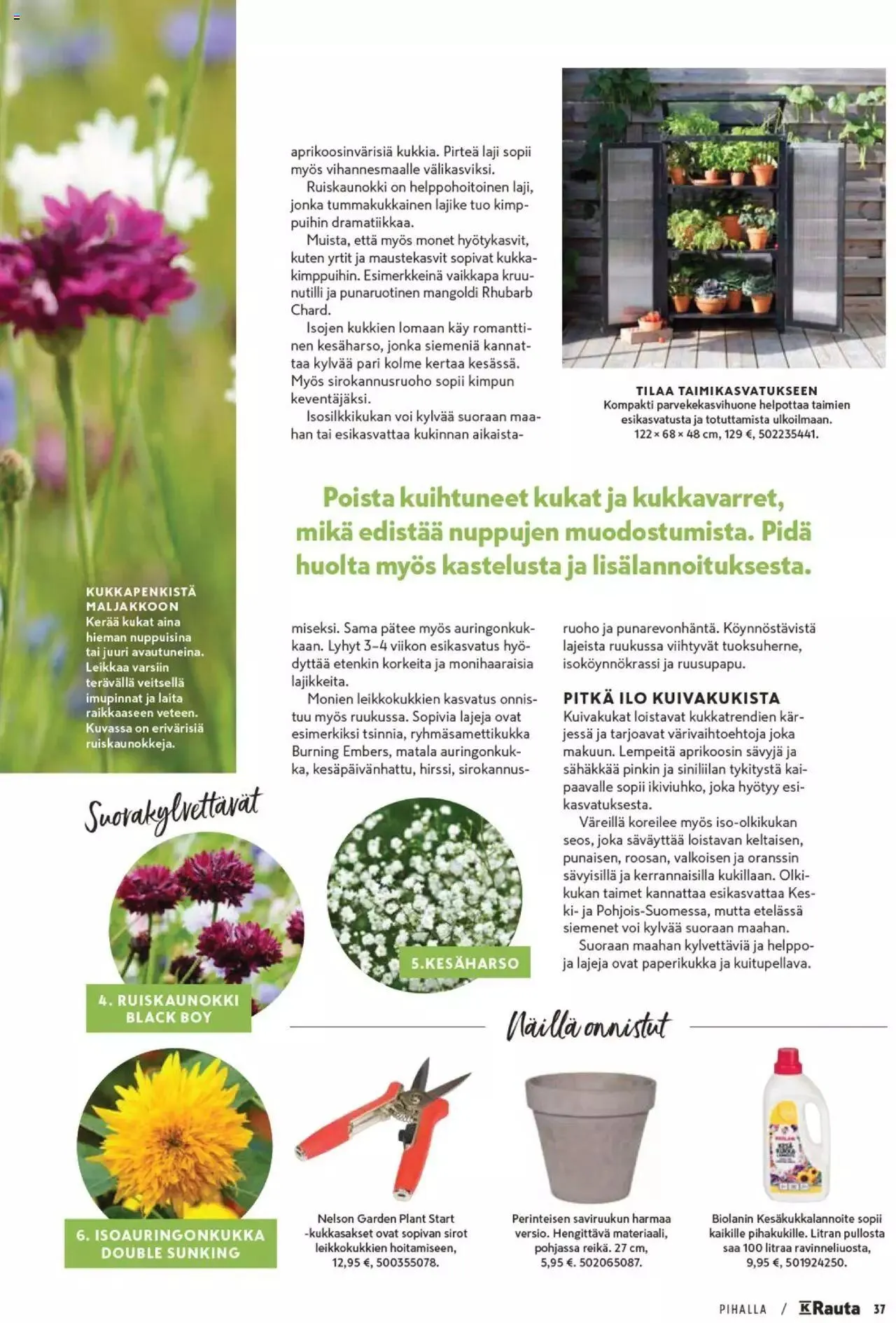 K-Rauta - Pihalla 2023 voimassa alkaen 27. maaliskuuta - 31. joulukuuta 2023 - Tarjouslehti sivu 37