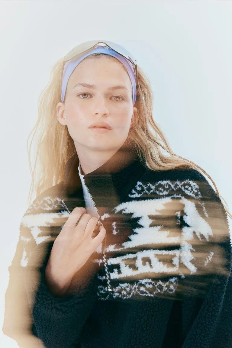 Vetoketjullinen teddytakki