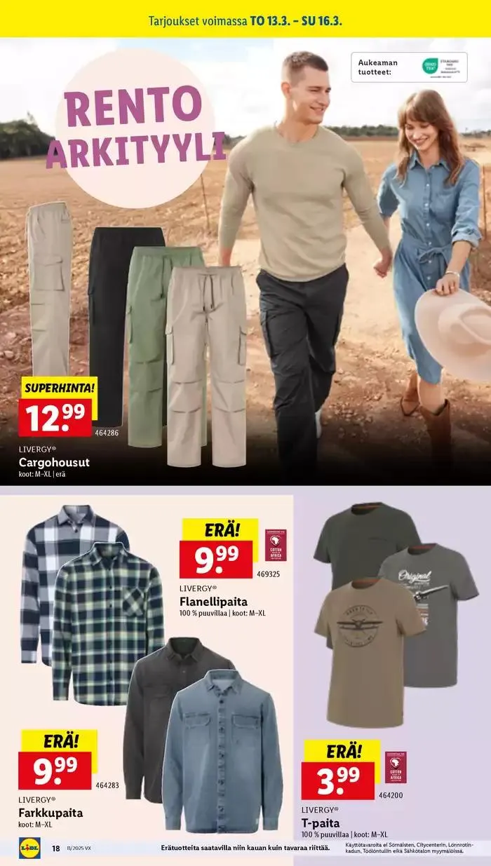 Ajankohtaiset erikoiskampanjat voimassa alkaen 10. maaliskuuta - 19. maaliskuuta 2025 - Tarjouslehti sivu 20