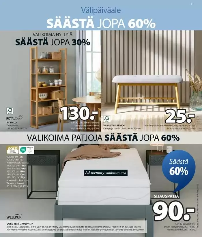 Viikon tarjoukset voimassa alkaen 25. joulukuuta - 12. tammikuuta 2025 - Tarjouslehti sivu 4