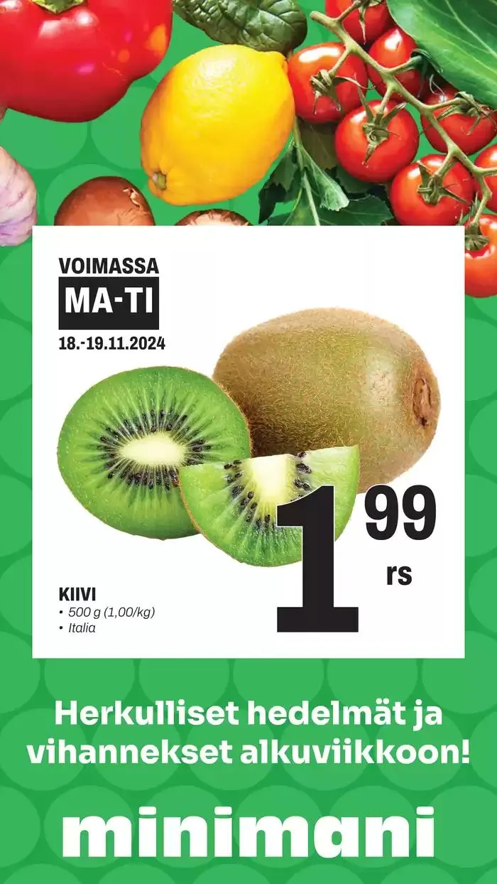 Erikoistarjoukset sinulle voimassa alkaen 18. marraskuuta - 2. joulukuuta 2024 - Tarjouslehti sivu 3