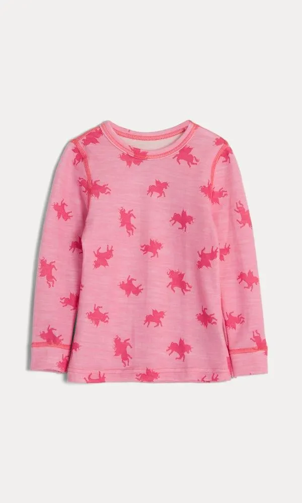 Pitkähihainen pusero merinovillaa ja viskoosia