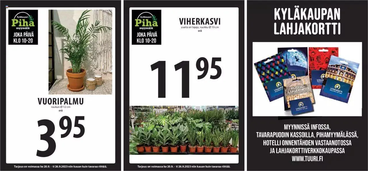 Tuuri tarjoukset voimassa alkaen 20. syyskuuta - 26. syyskuuta 2023 - Tarjouslehti sivu 15