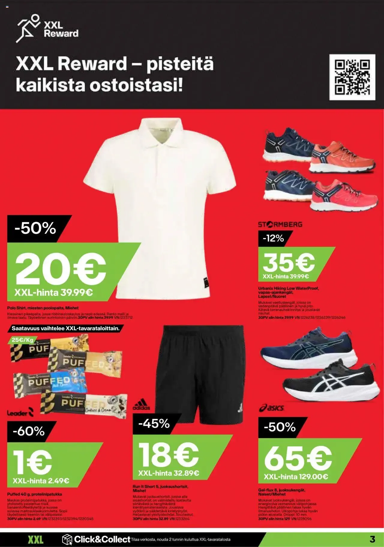 XXL tarjoukset voimassa alkaen 19. elokuuta - 25. elokuuta 2024 - Tarjouslehti sivu 3