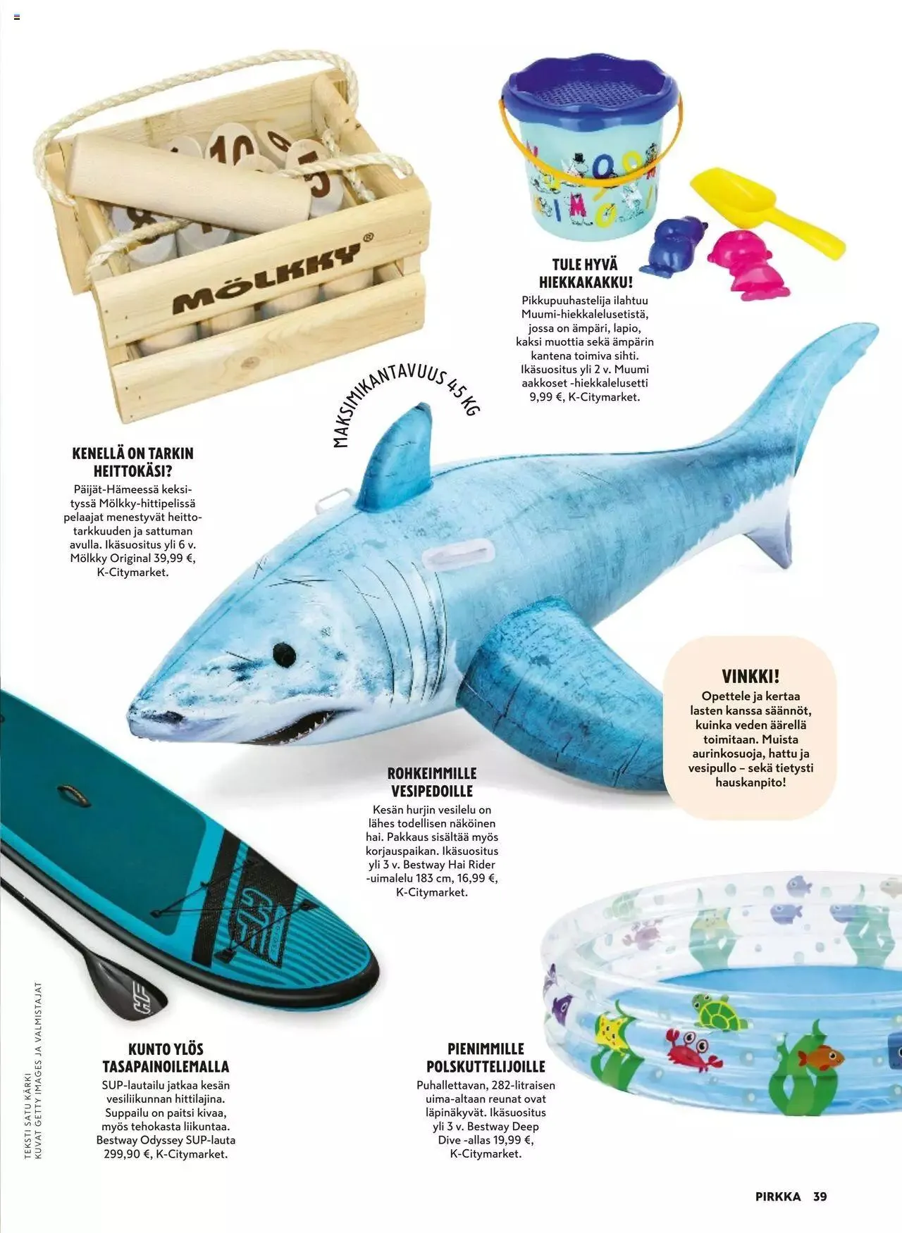 K-Market tarjoukset Pirkka 6–8/2023 voimassa alkaen 7. kesäkuuta - 29. elokuuta 2023 - Tarjouslehti sivu 39
