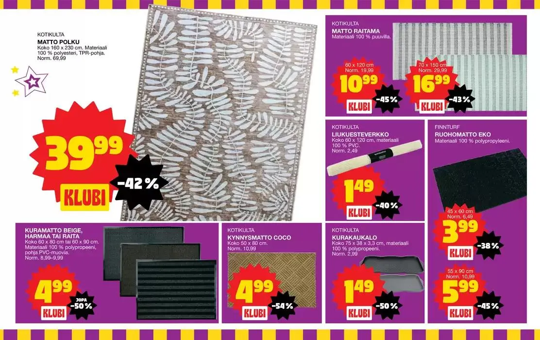 Mattoliite voimassa alkaen 10. maaliskuuta - 16. maaliskuuta 2025 - Tarjouslehti sivu 2