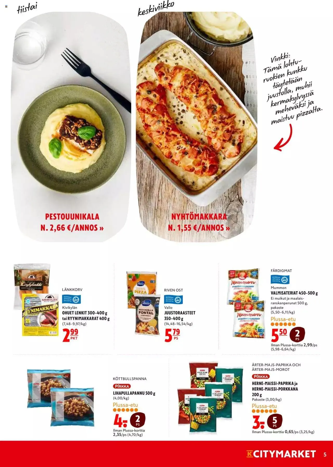 K-Citymarket - Tarjoukset voimassa alkaen 25. syyskuuta - 27. syyskuuta 2023 - Tarjouslehti sivu 5