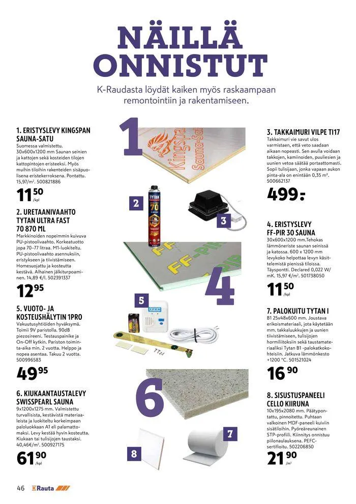 Autta alkuun ja eteenpain voimassa alkaen 24. toukokuuta - 4. kesäkuuta 2024 - Tarjouslehti sivu 46