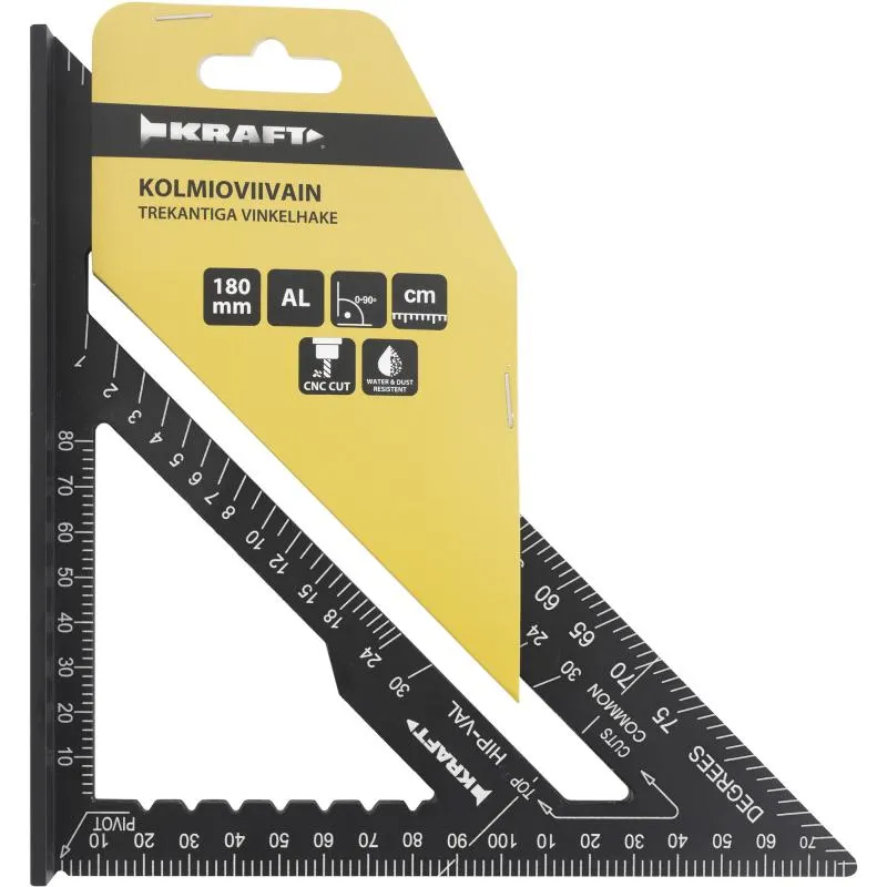 Kolmiosuorakulma Kraft 7"