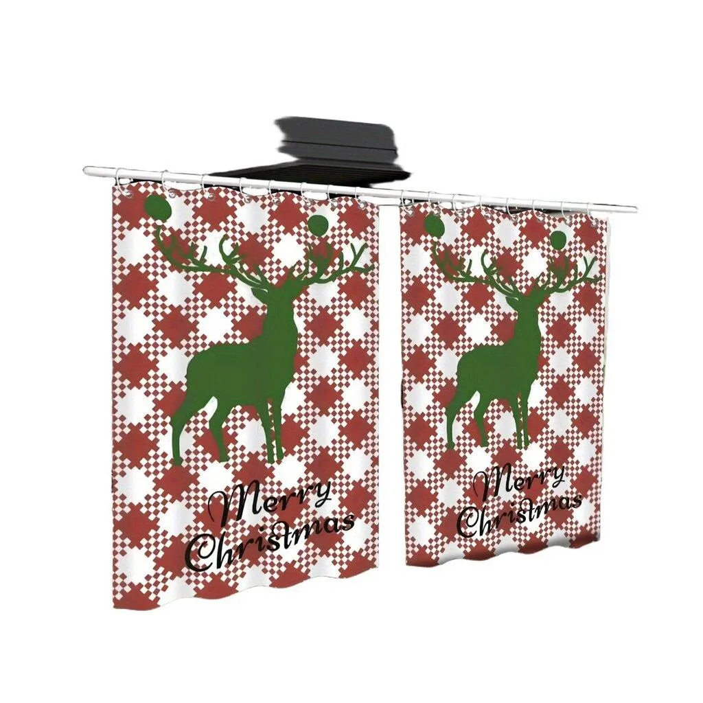 Polyesteri Vedenpitävä Ulkona Yksityisyyssuoja Poro Kuvio Pickify, 2PC-180X213cm/71*84in